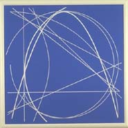 “Millennium,” Acrylic on Plexiglas, 36 x 36 inches, © 1997, Clifford Singer